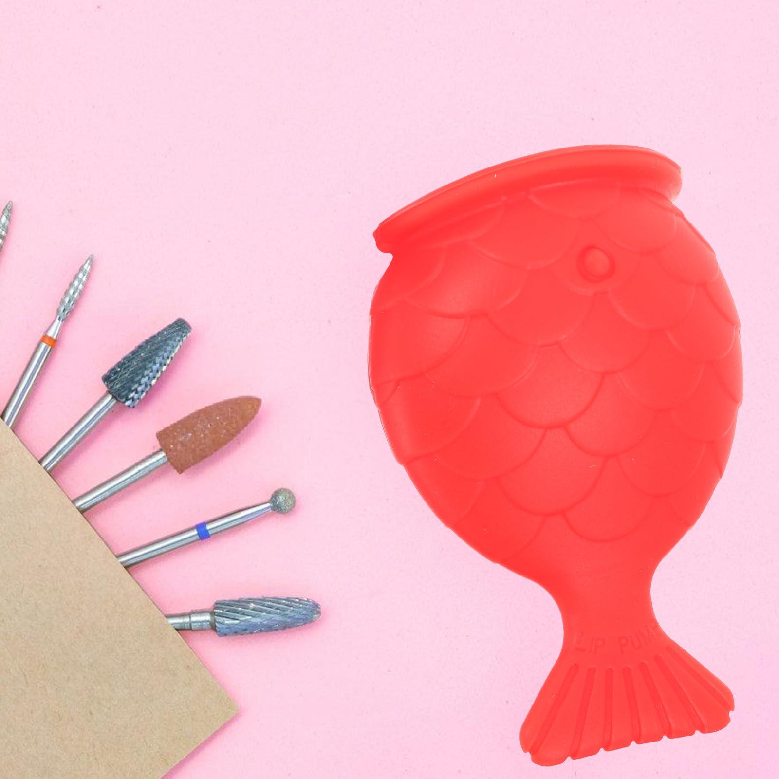 Beavorty Beavorty Silicone Fish Lip Filler (red) Tools Reusable Lip Enhancer Lip Silicone Plumper Lip Plumping Device Lip Suction Plumper Womens Lip Plumper Lip Silicone Plumping Device