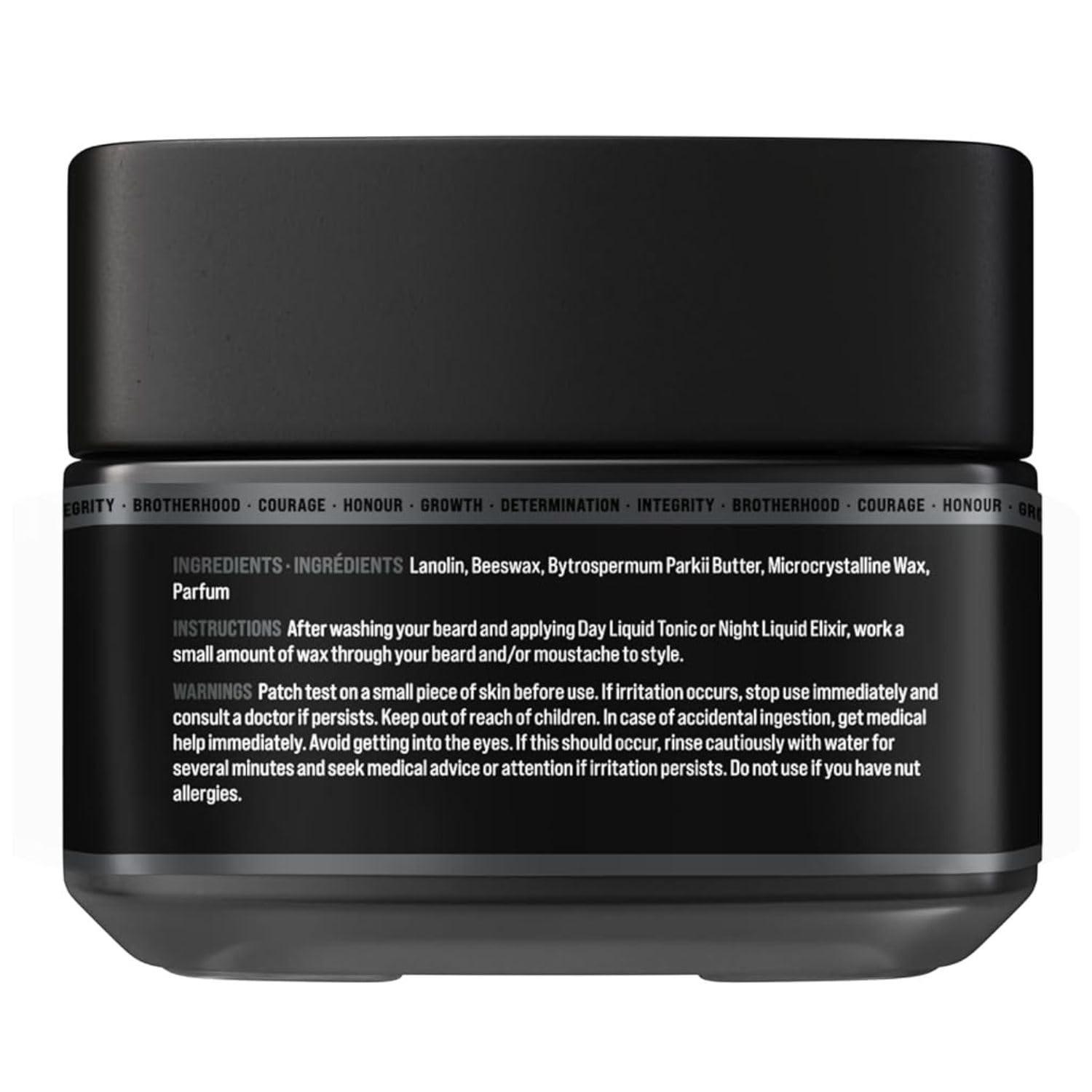 The Beard Struggle Gentlemen\'s Beard & Mustache Wax for Men by Beard Struggle - Viking Beard Wax Helps to Tame Style & Groom - Platinum Collection - Loki Unscented - Moustache Wax, 50g / 1.76 US. oz.