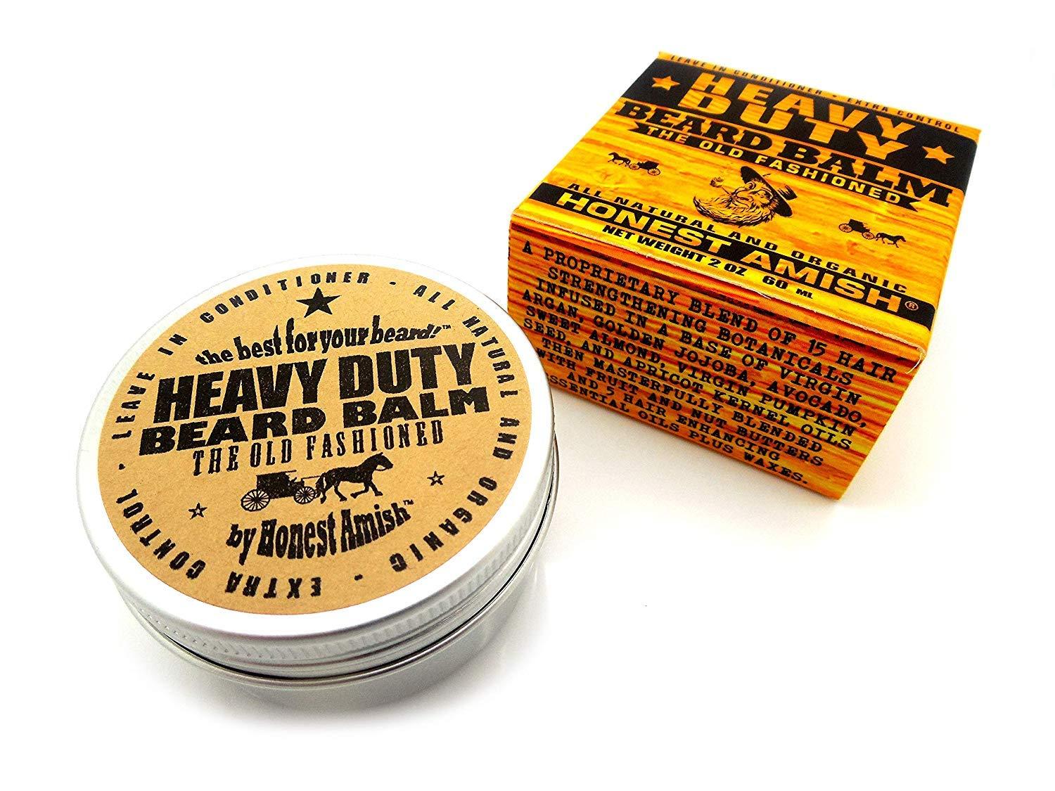Honest Amish Honest Amish - Heavy Duty Beard Balm - 2 Ounce - Beard Conditioner