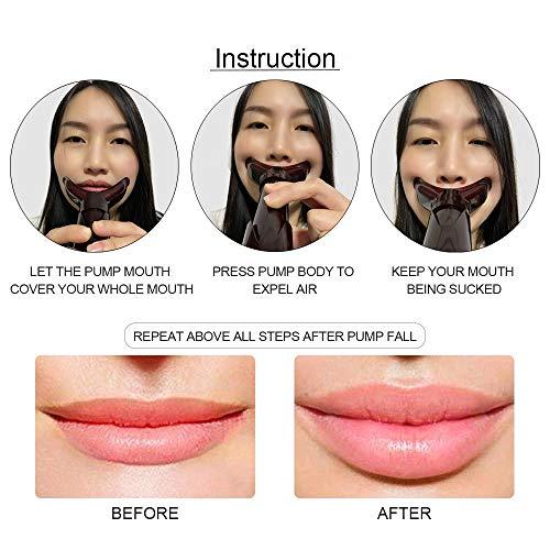 Sdtom Lip Plumper Device Manual Lip Plumping Tool Self-Suction Natural Fuller Lips, [Actually Work] Lip Enhancer for Women Girl Girlfriend Gifts