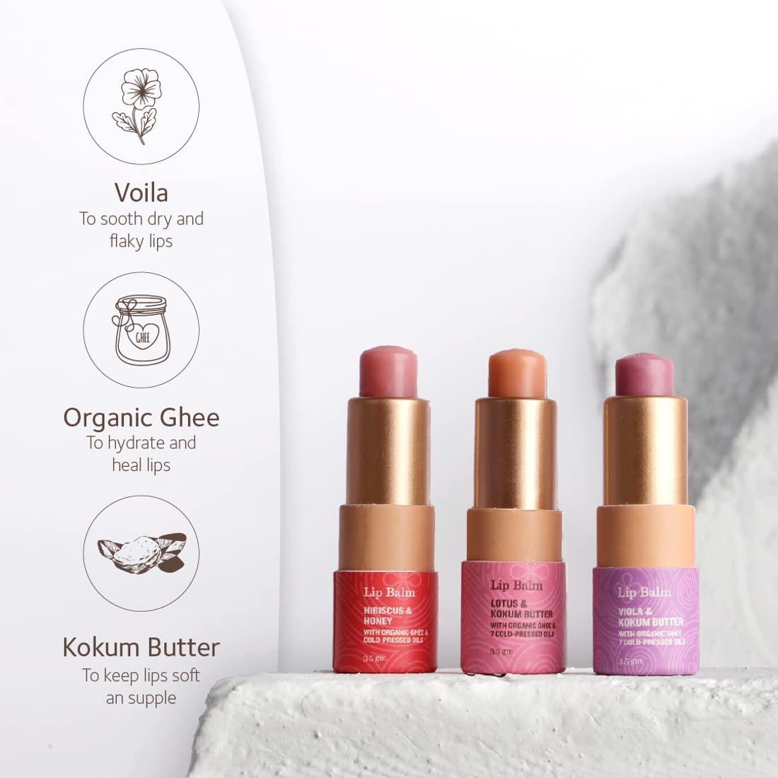 Generic Lip Balm - Viola and Kokum Butter | Nourish, Soft & Supple - 3.5gm