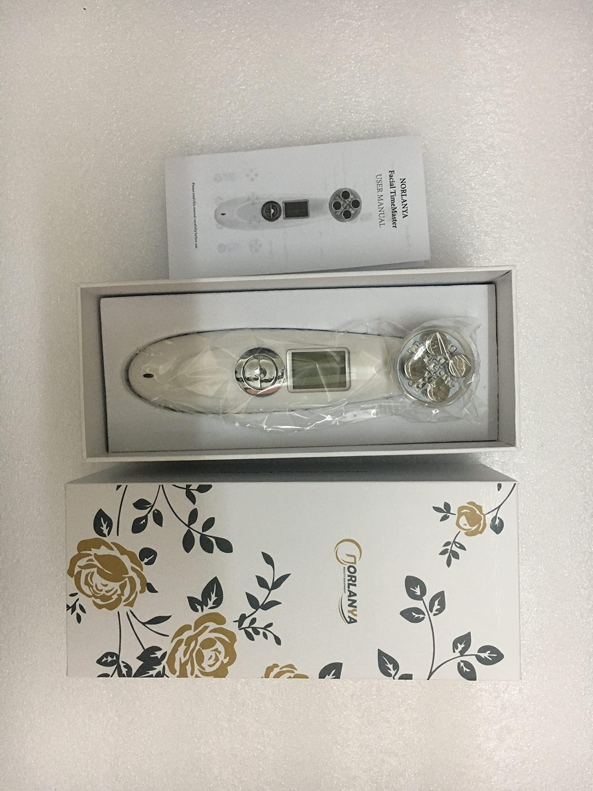 NORLANYA BEAUTY EQUIPMENT NORLANYA Facial Skin Care Time Master, Face Toning, Face Lift Device 5 Colors LED Photon Therapy Rechargeable