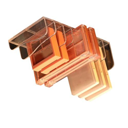 SUNFECILI SUNFECILI Eyeshadow Palettes Organizer Makeup Palette Organizer Clear Divided Makeup Palettes Storage Rack Eyeshadow Palette Pallet Holder for Dressing Table