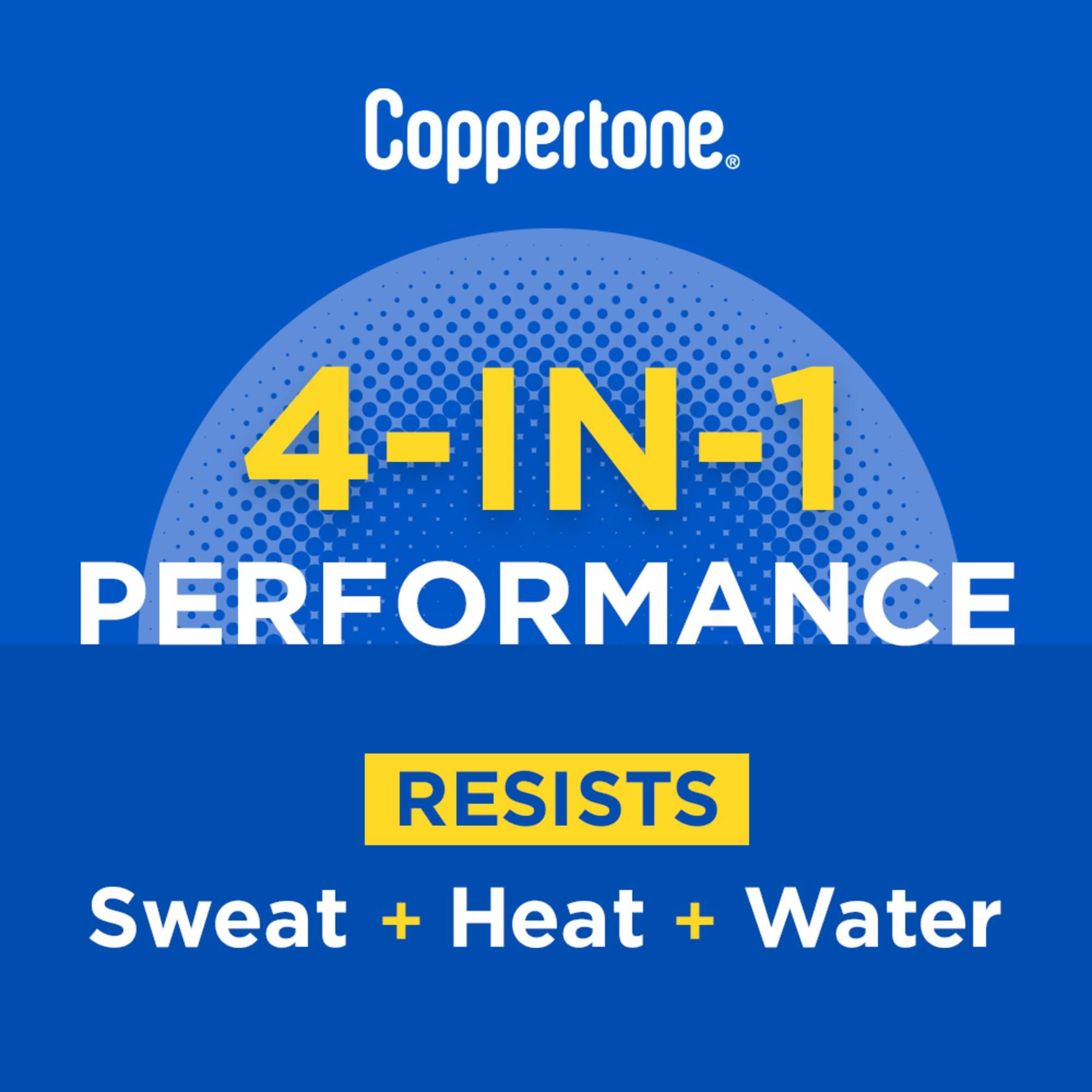 Coppertone Coppertone Sport Sunscreen Spray SPF 50, Water Resistant Spray Sunscreen Pack, 5.5 Oz, Pack of 2 (Packaging May Vary)