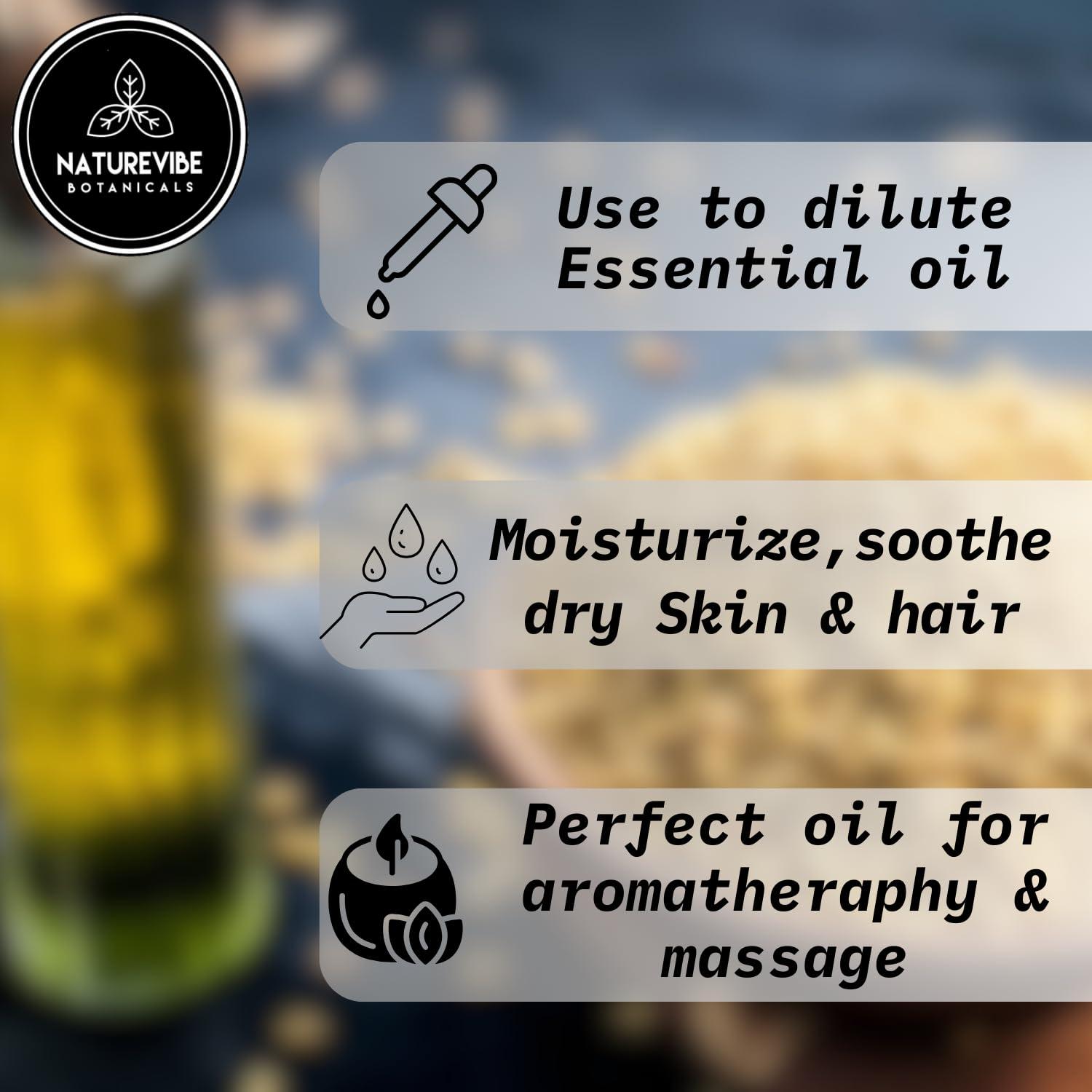 Naturevibe Botanicals Naturevibe Botanicals Fenugreek Oil 32 Ounces | 100% Pure and Natural | Great for Skin Care and Hair Care