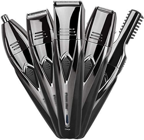 SKipdr Easy Hair Clipper Hair Clipper Multifunction Electric Hair Clipper 5-in-1 Hair Clipper Rechargeable Shaver Electric Clipper Set