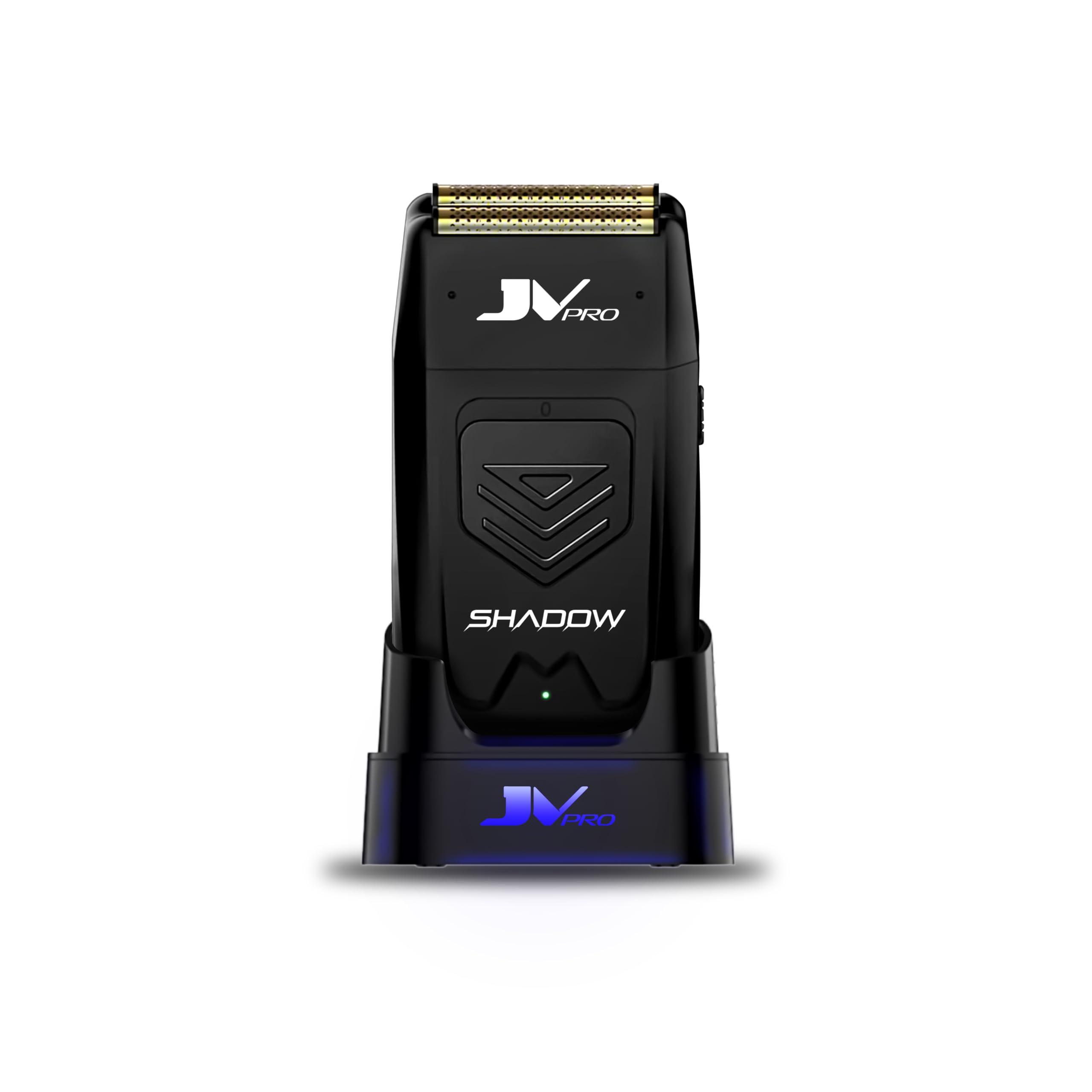 JV PRO JV PRO Shadow Premium Electric Shaver with Precision Cutting Technology - Cordless Gold Titanium Foil Shaver for Smooth, Close Shaves Rechargeable 11,000 RPM High Torque Motor