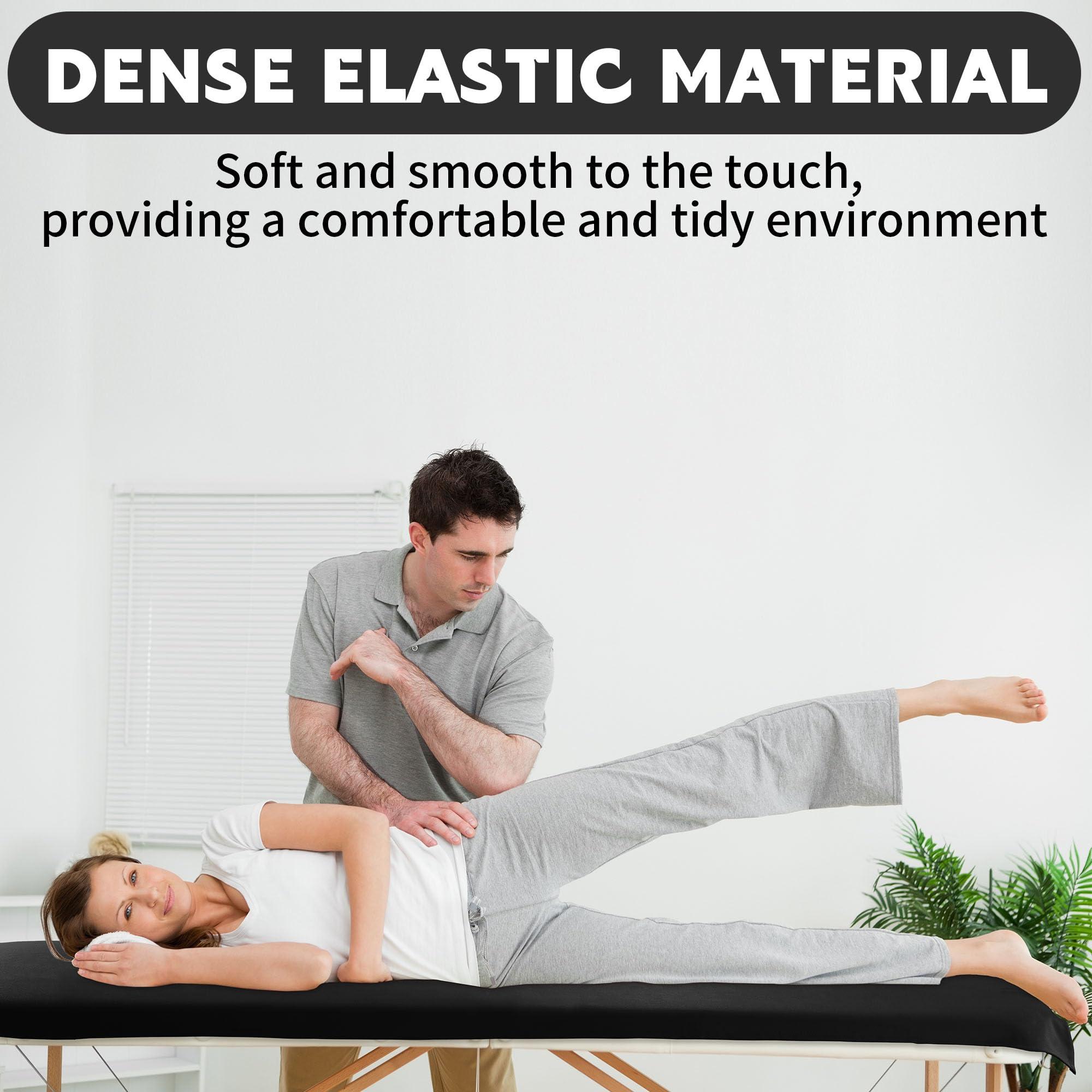 BALAPET BALAPET Lash Bed Sheets Non-Sticky Sugaring and Waxing Pad Wipeable and Waterproof PU Leather Massage Table Cover Suitable for Grafting Eyelash Beds Massage Tables,SPA,Beauty(Black)