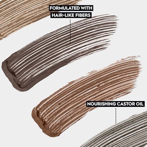 URBAN DECAY Urban Decay Big Bush Volumizing Tinted Brow Gel (Caf Kitty - Warm Medium Brown), Waterproof, Smudge-Resistant, Flake-Resistant, Buildable Brow Gel Fibers, Up to 24 HR Hold - 0.19 fl oz