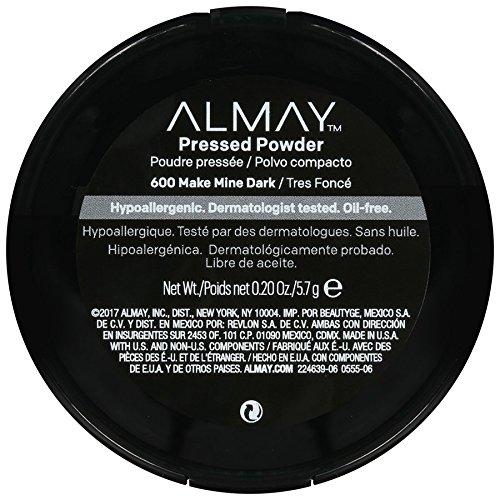 Almay ALMAY Pressed Powder Make Mine Dark (Packaging May Vary), 0.20 Ounce