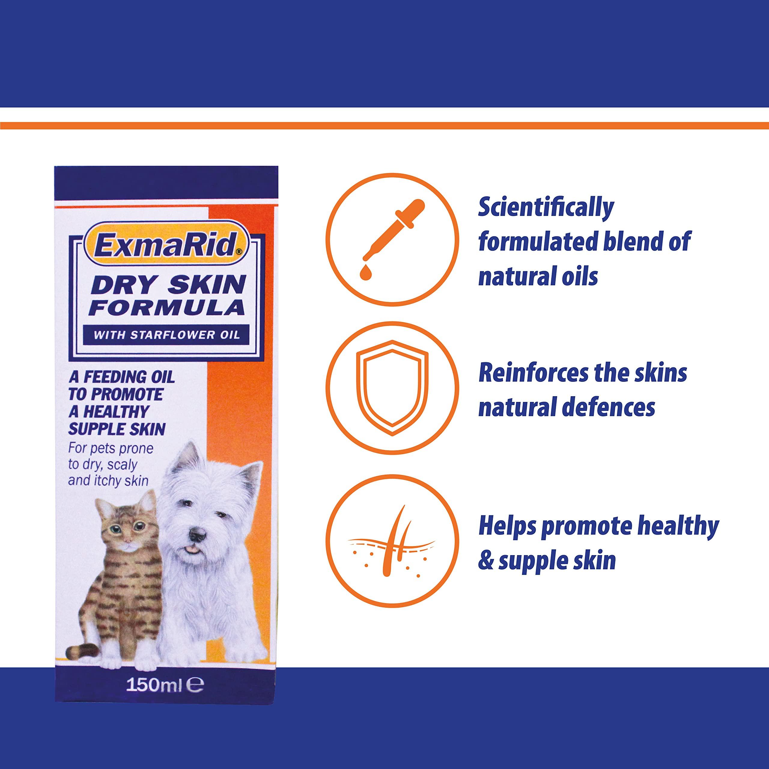 Exmarid Monster Pet Supplies Bob Martin Exmarid Dry Skin Formula With Starflower Oil