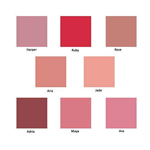 Mellow Mellow Cosmetics Gel Lip Pencil - Matte Lin for Women - Long-Lasting & No Bleeding - Organic, Natural, Vegan, Cruelty-Free - Paraben-Free Makeup - Aria - Aria