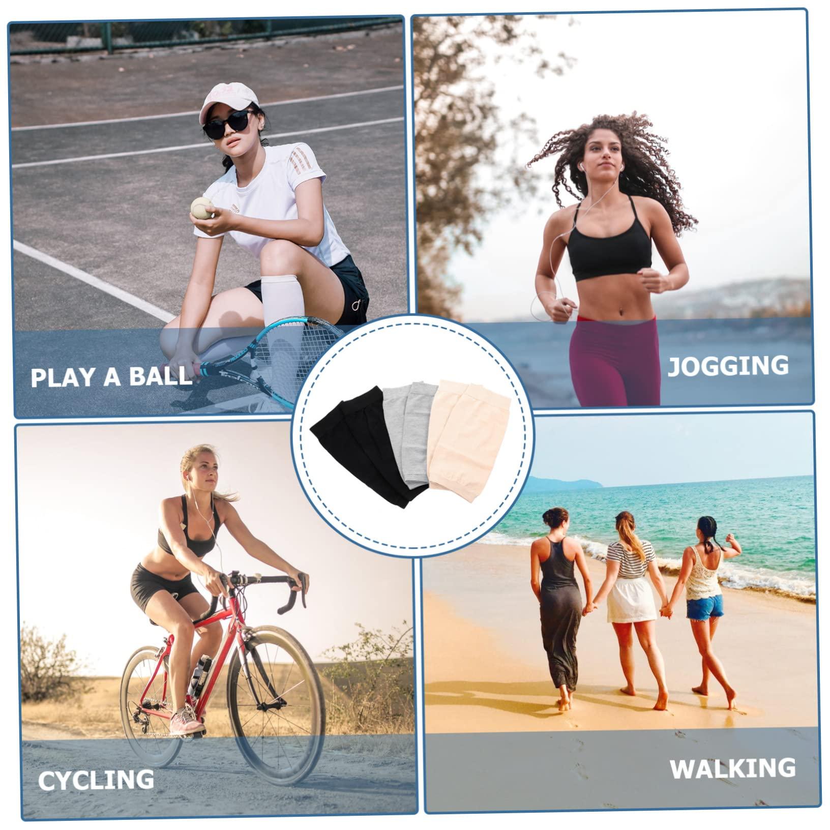 SOLUSTRE SOLUSTRE 2sets Elbow Covers for Summer Outdoor Sports Elbow Sleeve Braces Pads Elbow Sleeve Covers for Running Sports Compression Sleeves Elbow Supplies 3pairs*2