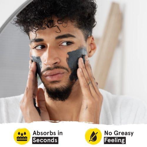Lumin Lumin Charcoal Face Wash for Men Skincare - Daily Detox, Hydrating Face Cleanser, Removes Impurities, Exfoliates, Unclogs Pores, Controls Oil, Soothes Irritation, All Skin Types, 2 Pack