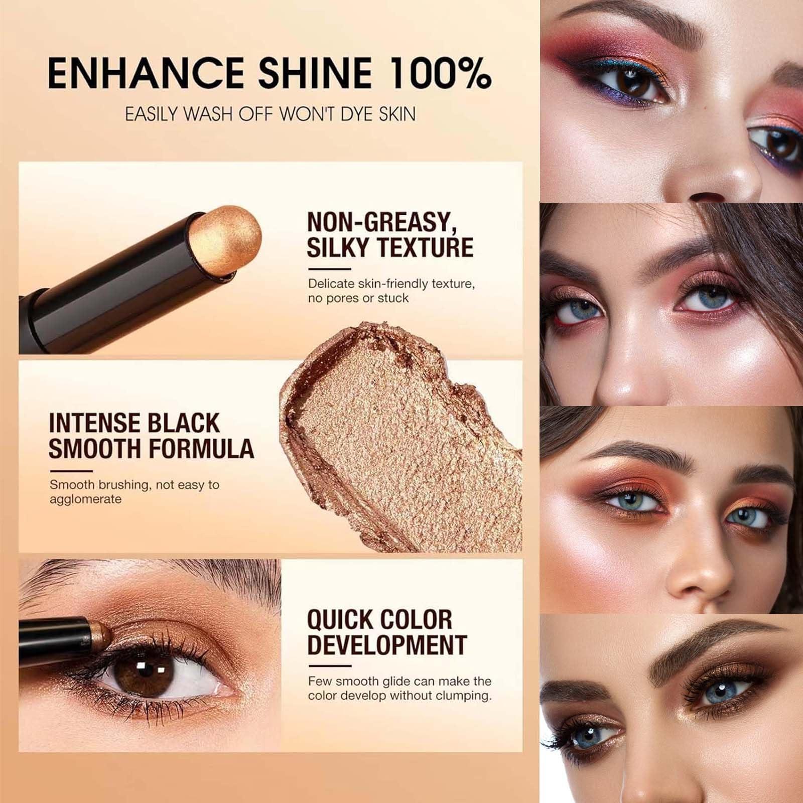 Mefyhtune Mefyhtune Eyeshadow Pencil Smooth Matte Cream Eyeshadow Stick, High Pigmented Long Lasting Waterproof Eye Shadow Pencil Makeup, Hypoallergenic Eyeshadow Highlighter Stick Eye Liner (11#)