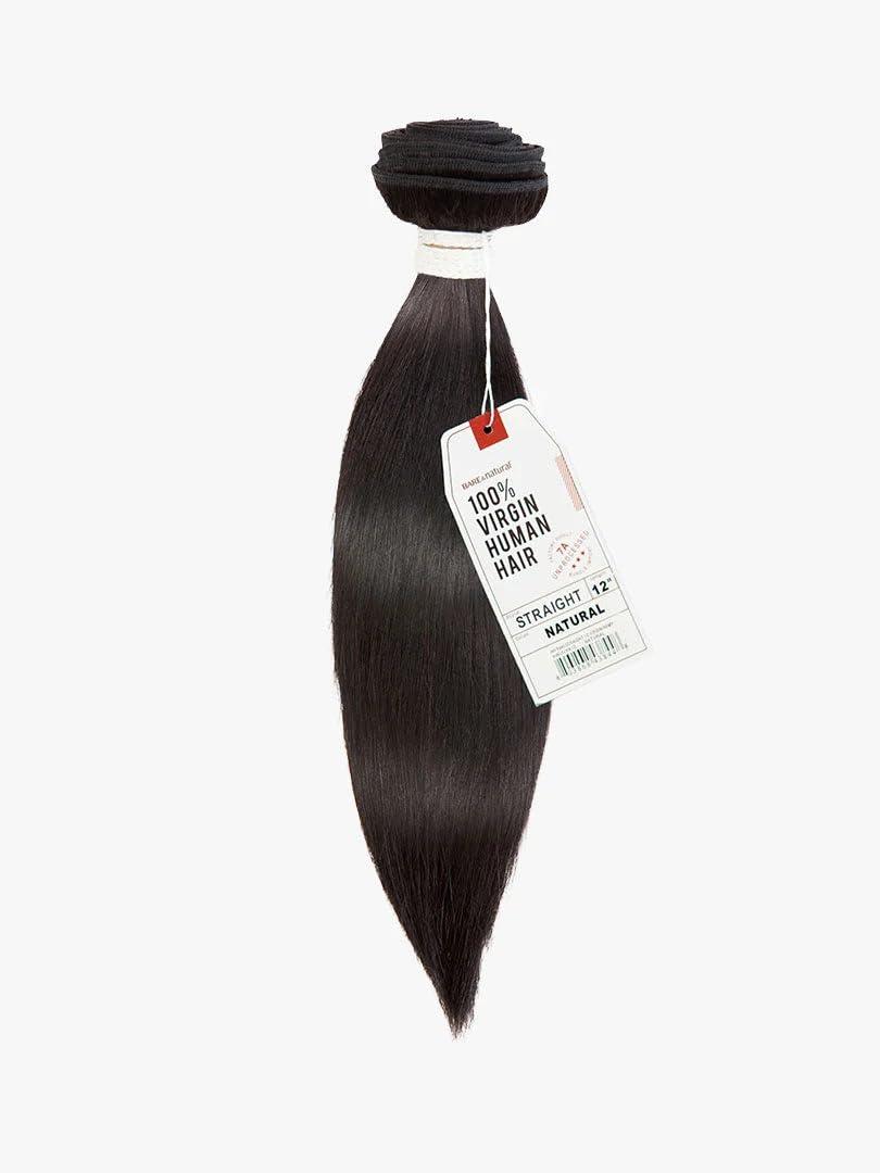Sensationnel Sensationnel Bare&Natural Bundle Straight Style 7A Grade Virgin Human Hair Weaves - BARE & NATURAL 7A STRAIGHT 22 Inch (NATURAL/BLACK)