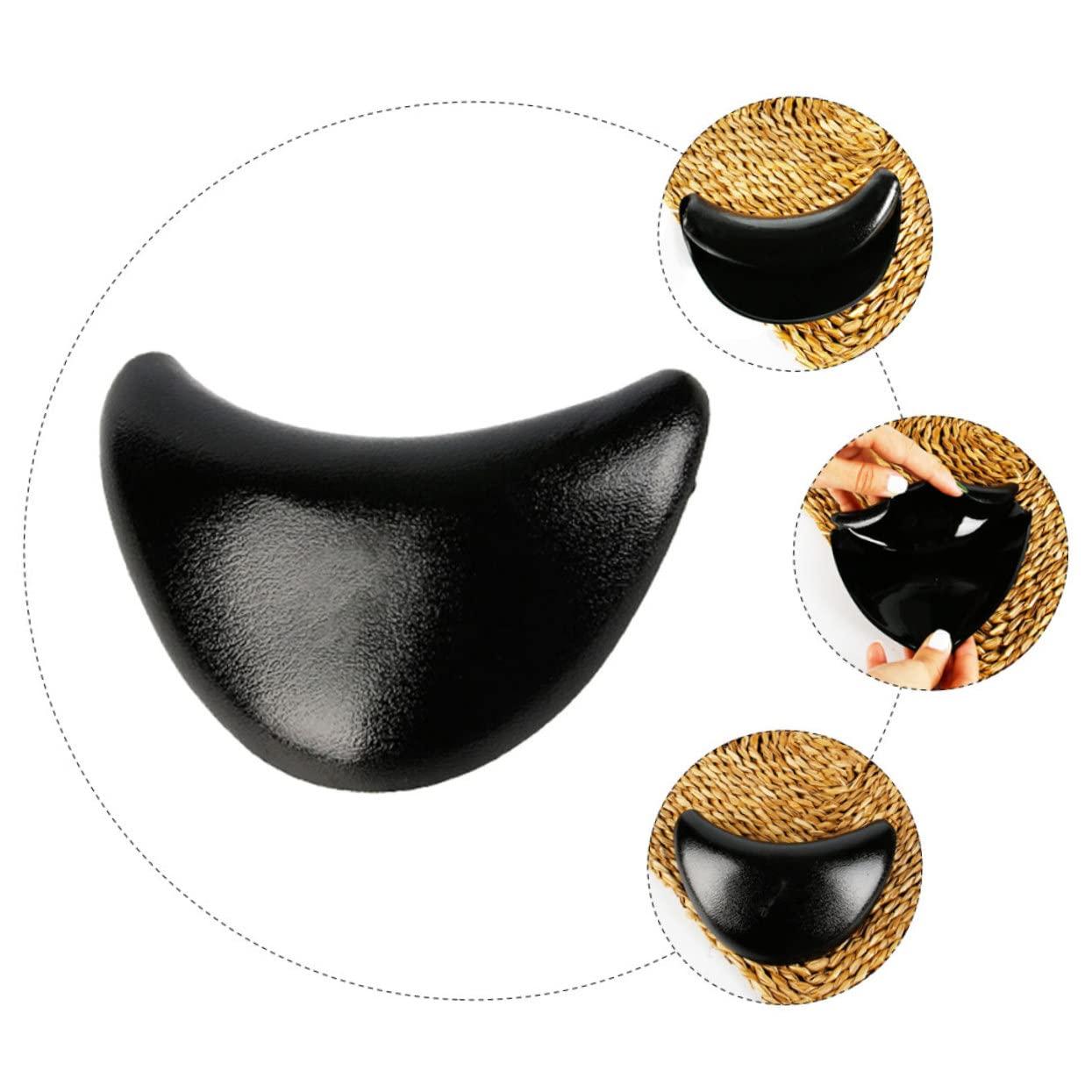 MERRYHAPY MERRYHAPY 2 Pcs Pillow Accessories for Hair Sink Neck Rest Shampoo Neck Rest Hair Washing Hair Salon Supplies Hair Wash Rest Cushion Shampoo Bowl Neck Support Black