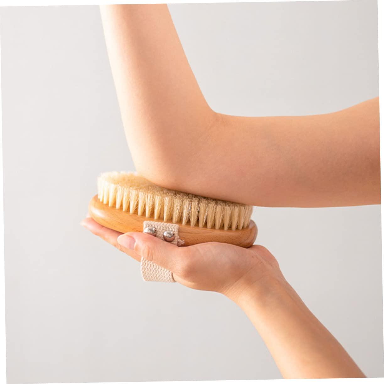 FOMIYES FOMIYES Body Brush for Dead Skin Removal Natural Bristle Wood Shower Brush Bath Exfoliator Brush