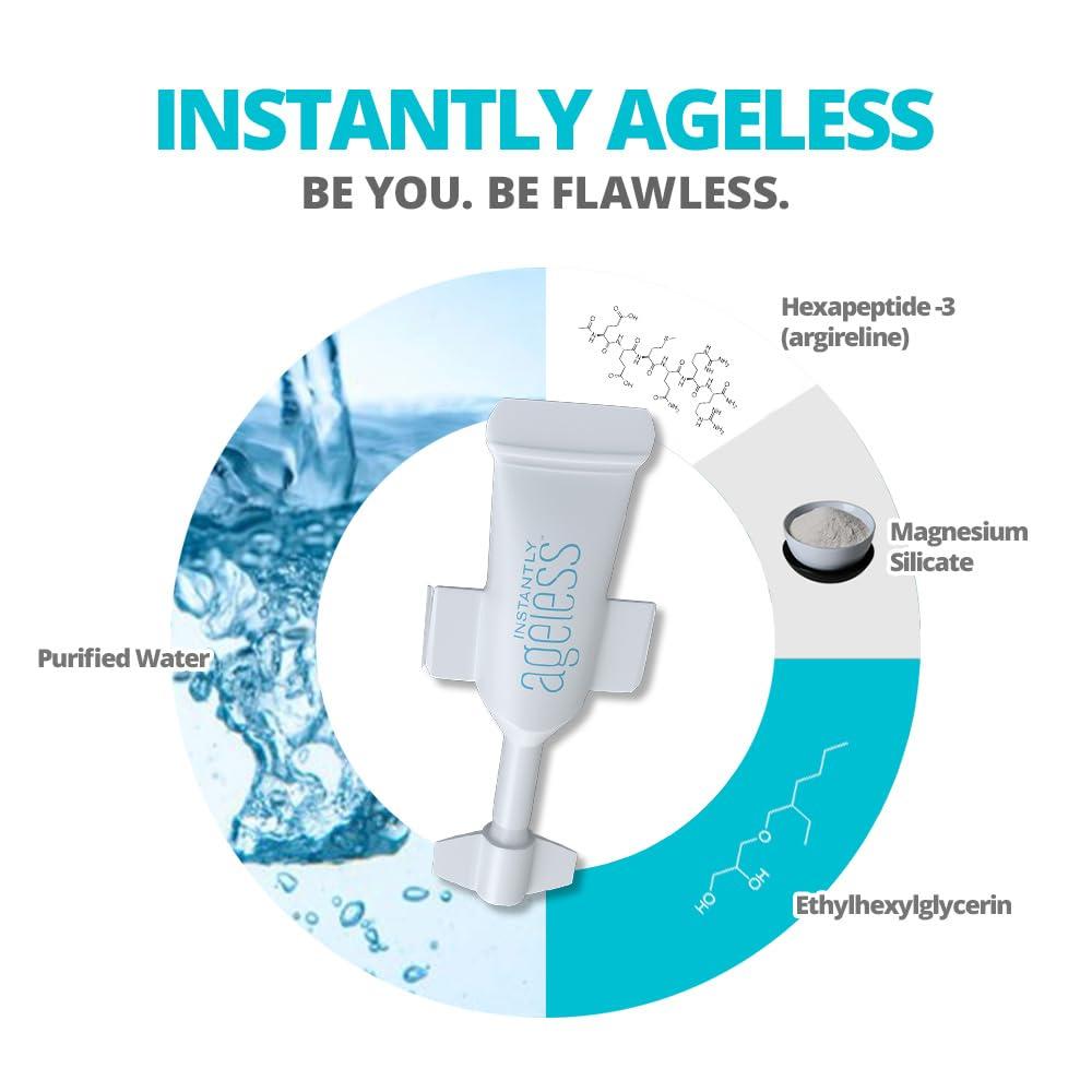 Jeunesse Global Instantly Ageless - Anti Wrinkle 5 Vials (.6mL Each)