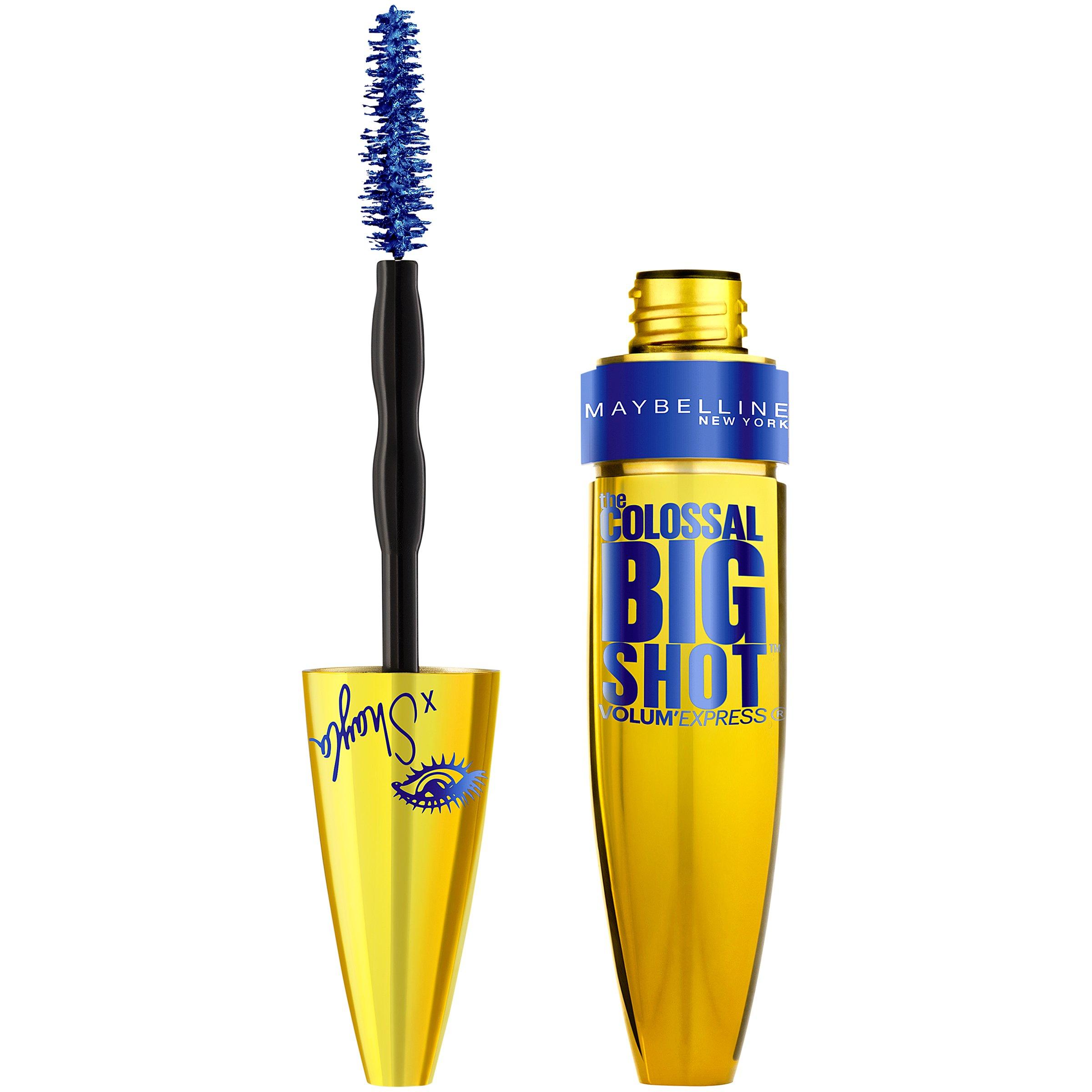 Maybelline New York Maybelline New York Volum' Express The Colossal Big Shot Mascara X Shayla, Boomin' in Blue, 0.33 Fluid Ounce