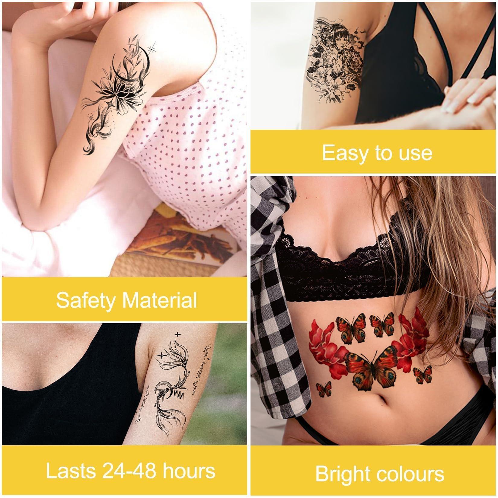 CARGEN CARGEN Printable Temporary Tattoo Paper Suitable For Inkjet Printers Laser Printers DIY Tattoos- 8.2\"X11.6\"A4-5 Sheets