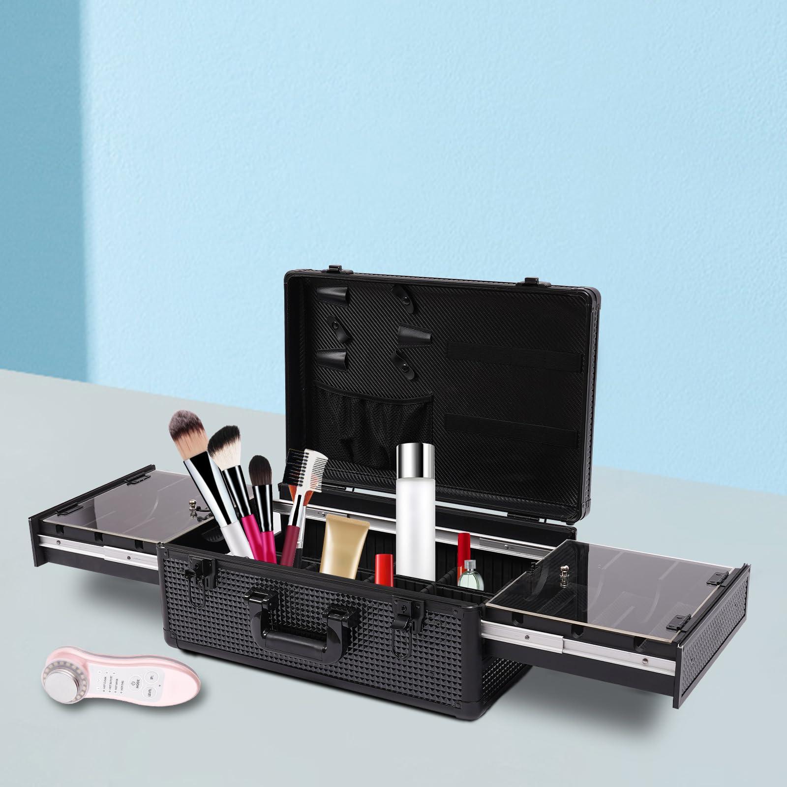 Hilberiazel Professional Barber Case, Detachable Hairdressing Tool, Professional Barber Travel Suitcase, for Hair Accessories and Hairdresser Supplies