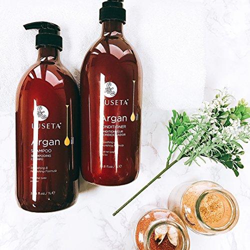 L LUSETA Luseta Argan Oil Moisture & Repair Shampoo Shampoo & Conditioner Set 2x33.8oz
