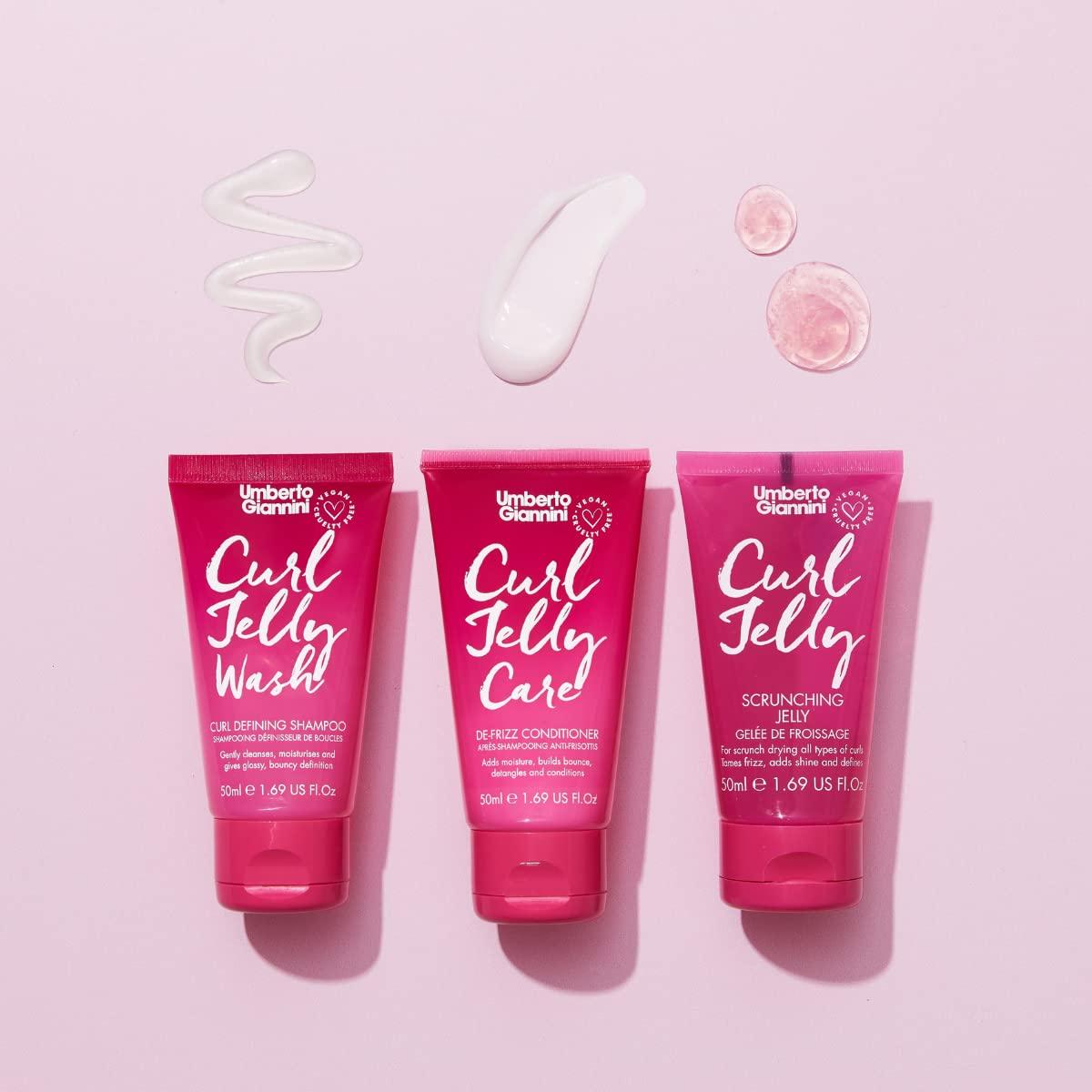 Umberto Giannini Umberto Giannini Curl Jelly Starter Kit - Travel Size Curl Scrunching Jelly, Shampoo & Conditioner