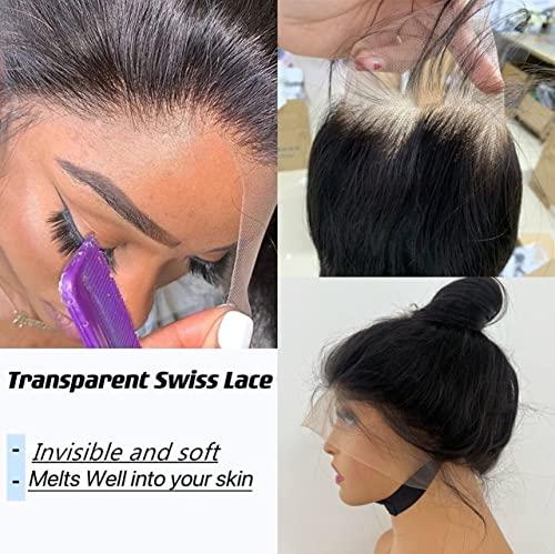 YOKADA HAIR YOKADA HAIR 360 Lace Front Wigs Human Hair Pre Plucked Exotic Kinky Curly Wig 180 Density Lace Frontal Real Virgin Soft Brazilian Hair for Black Women 24 Inch (Pack of 1), 360 wig