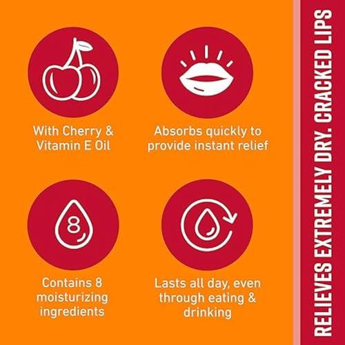 O\'Keeffe\'s Lip Balm Lip Repair, Cherry & Vitamin E Oil, 0.15 oz (4.2 g), O\'Keeffe\'s