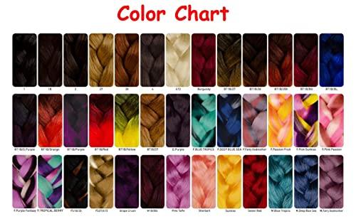 Rastafri RastAfri Pre-Stretched Silky Braiding Hair (5 Single Packs, #BT 1B/30)