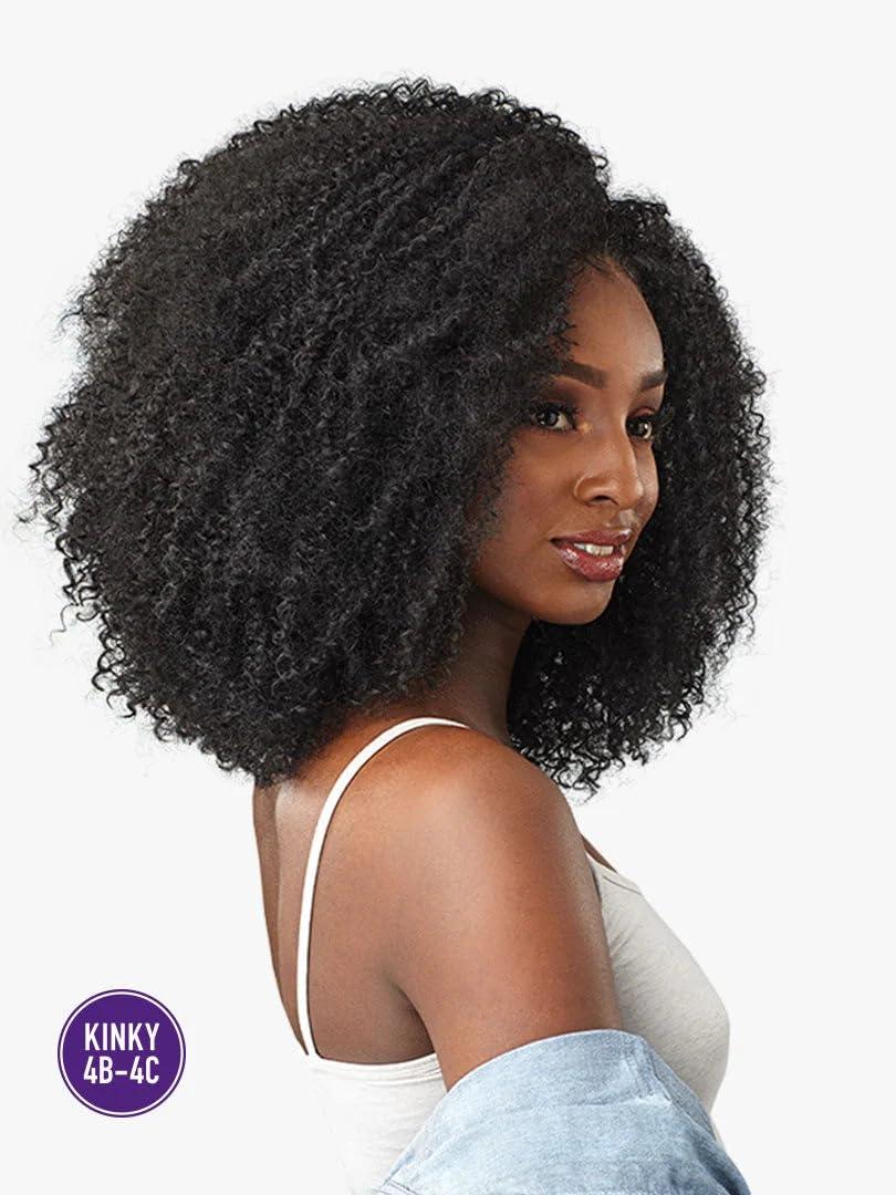 Sensationnel Sensationnel Curls Kinks & CO KINKY 4B-4C Instant Weave Half Wig - IW GAME CHANGER (F1B/30 [Off Black & Light Auburn])