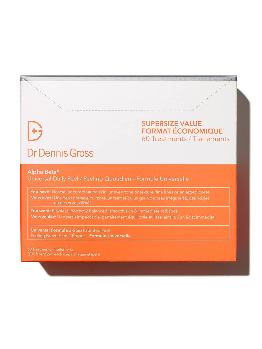 Dr Dennis Gross Alpha Beta Universal Daily Peel by Dr. Dennis Gross for Unisex - 60 Pc Pads