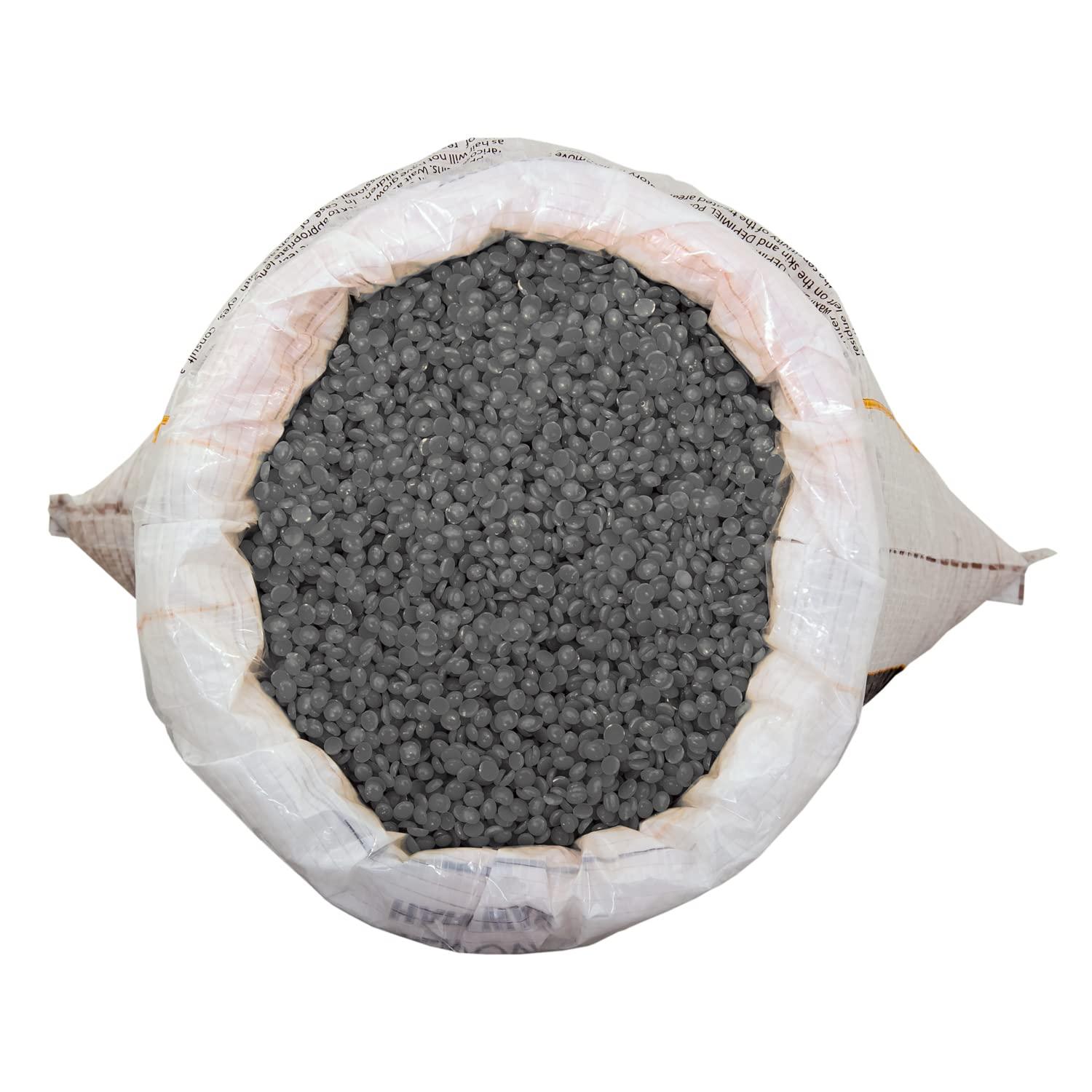 DEPIMIEL Depimiel Black Sludge Hard Wax beans - Wax beans for Hair Removal - Hard Wax for Legs, Arms, Bikini, Face - Gentle At-Home Waxing beans with Antioxidants - Wax beans for Sensitive Skin - 22.04 lbs