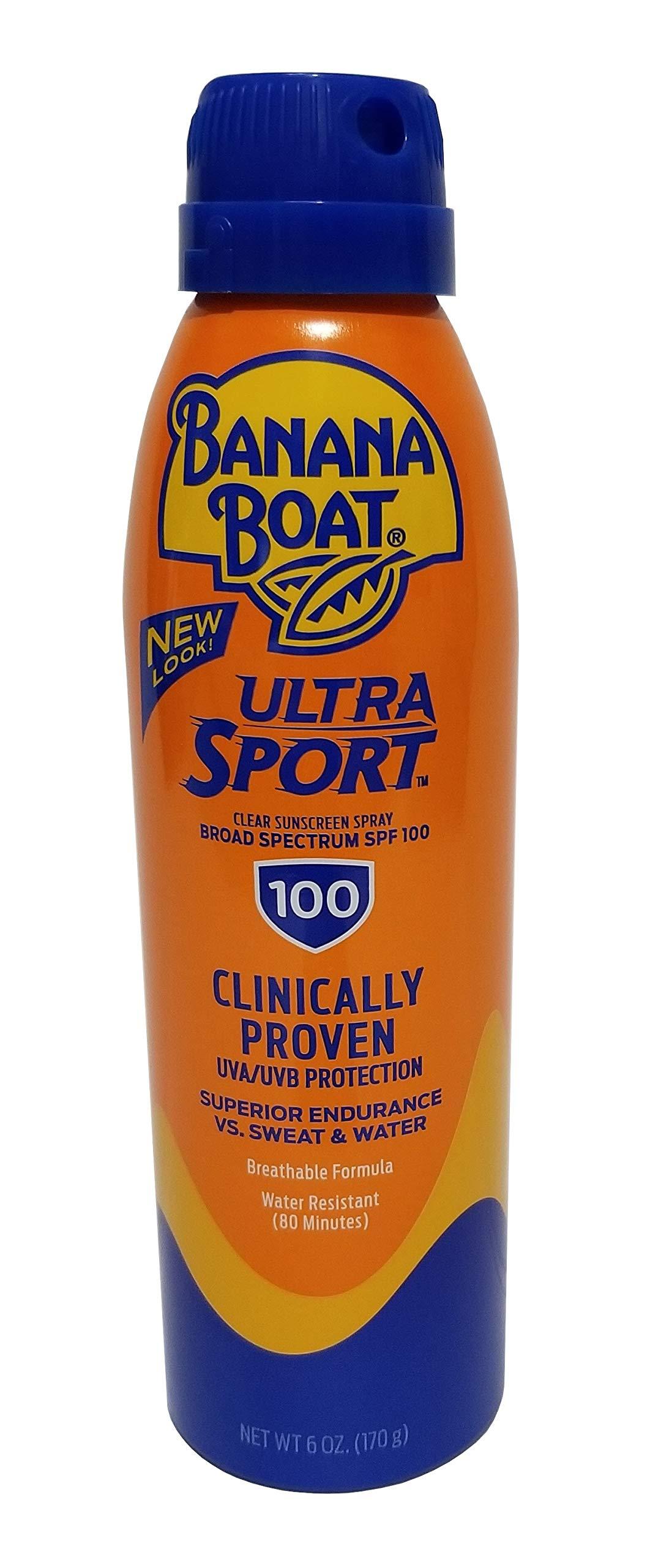 Banana Boat TX11041EA - Banana Boat Sport Performance UltraMist Sunscreen Spray with SPF 100, 6 oz.
