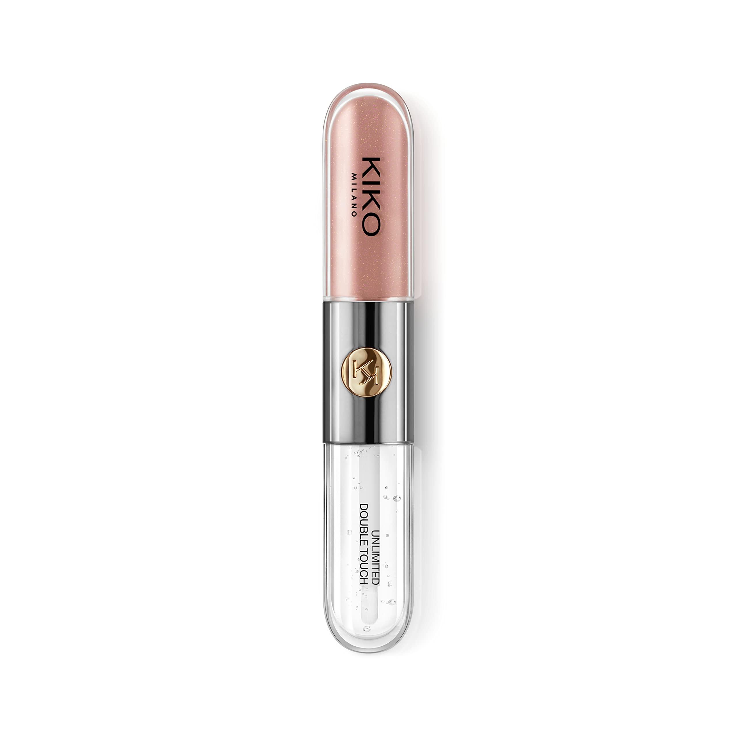 Kiko Kiko Milano Unlimited Double Touch 102, Liquid Lipstick With A Bright Finish In A Two-Step Application. Lasts Up To 12 Hours. No-Transfer Base Colour