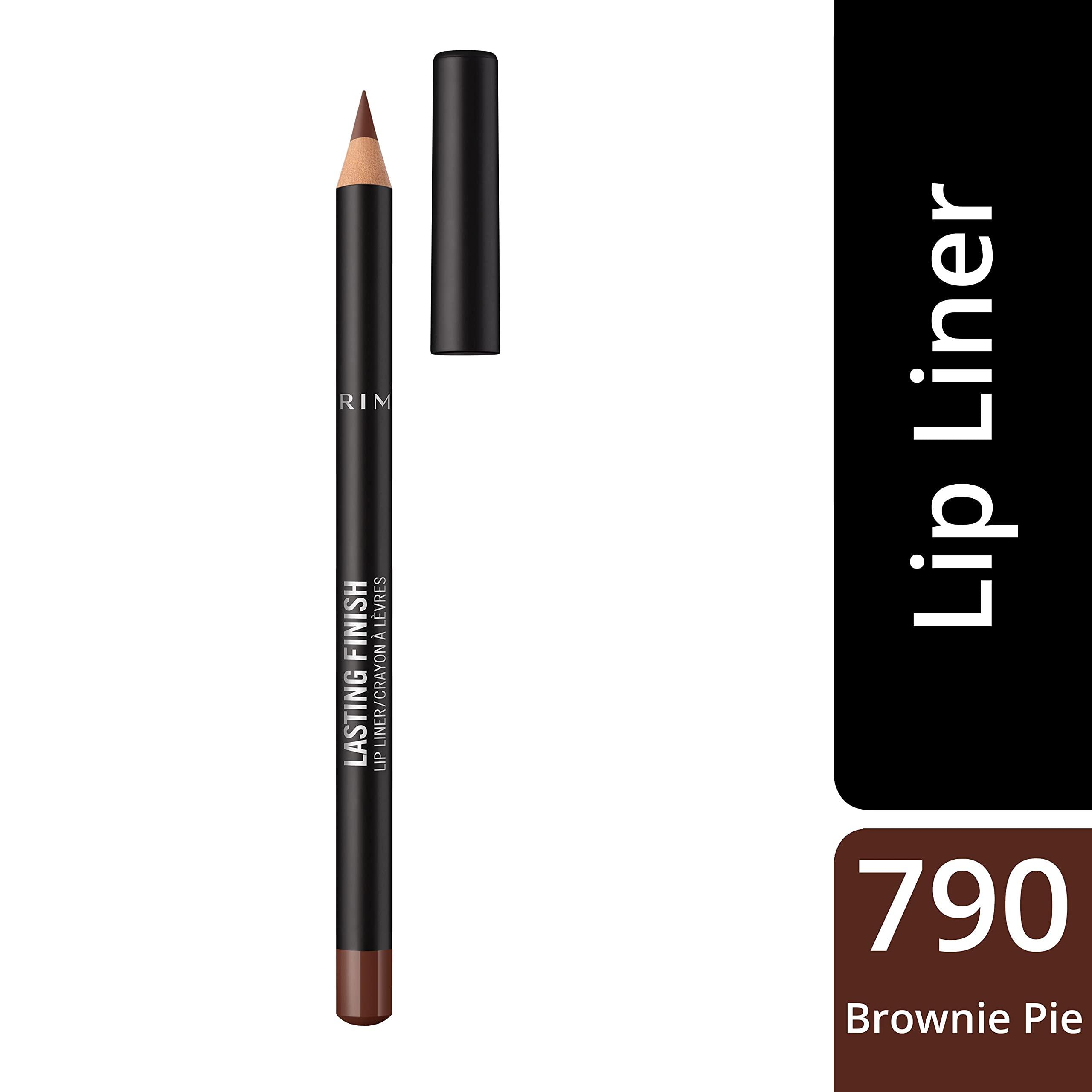 Rimmel Rimmel Lasting Finish 8HR Lip Liner, 790 Brownie Pie, Shelf Pack of 3