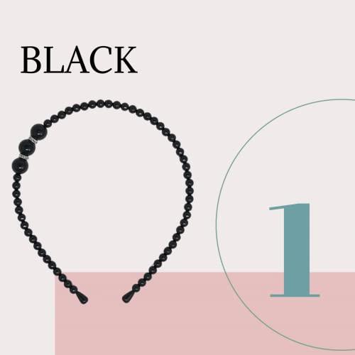 SPROUTS SPROUTS Girls Headbands 3 Pcs Pearl Headband Thin Fabric Hair Band Non-slip Hair Hoops Girl Hair Accessories for kids