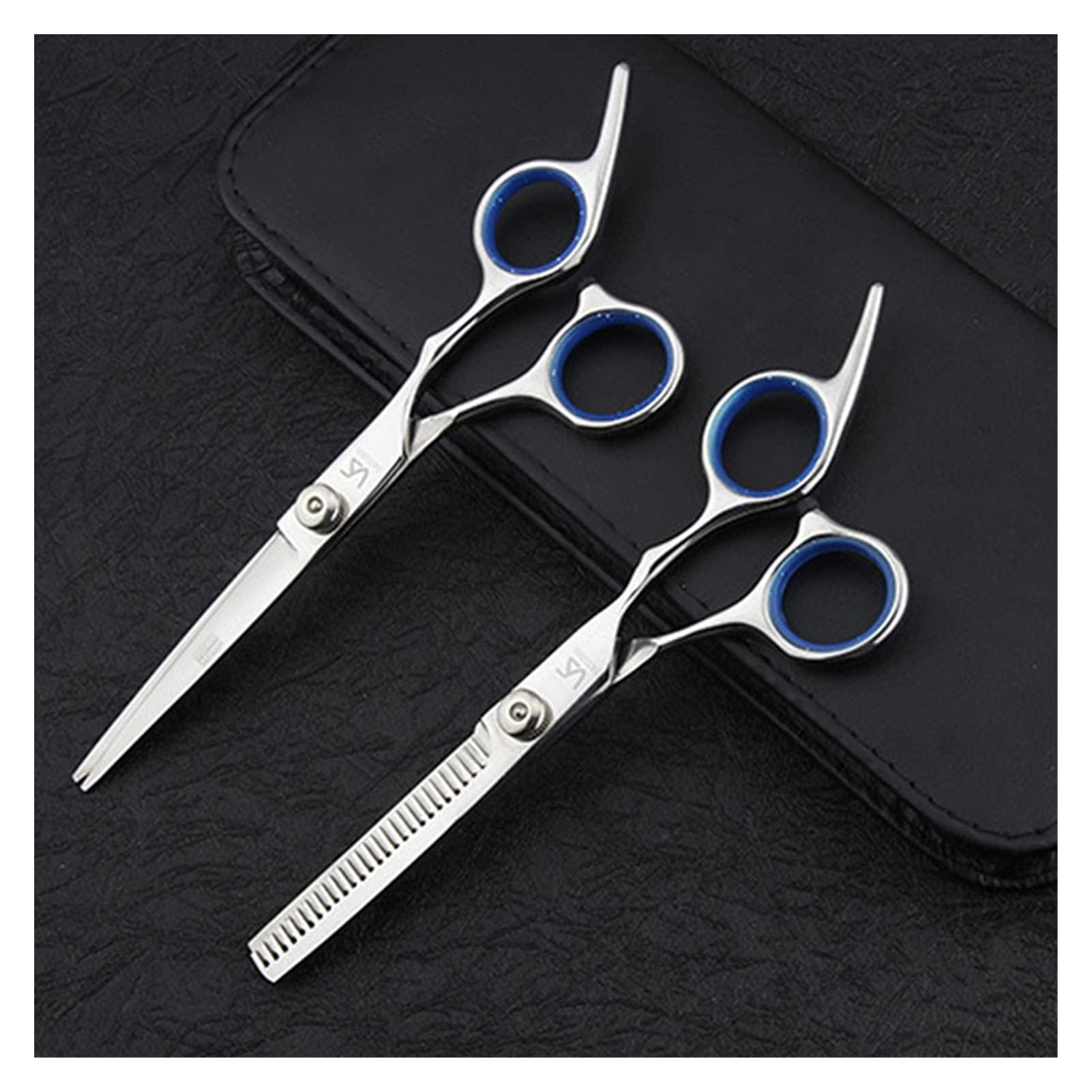 ATWNJKP ATWNJKP Hair Cutting Scissors, Steel Barber Scissors Set, Hairdresser Shop Supplies, Salon Kits Hair Cutting Shears