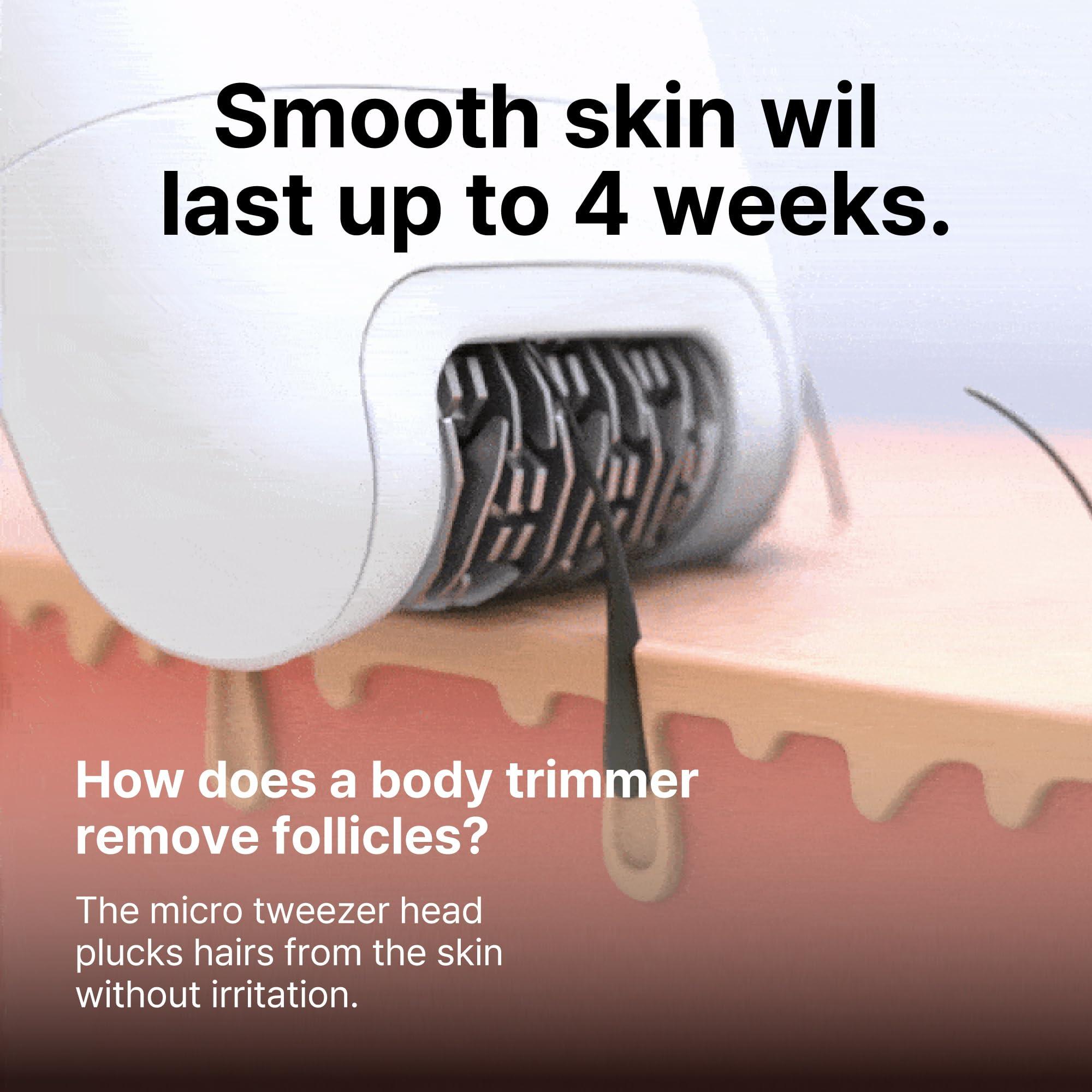 honbody Epilators V3 Body Hair Removal Device for Women Men, 5-in-1 Cordless Rechargeable, with 5 Accessories Includes Shaver Head, Foot File, Cooling, and Bkikini Line Cap