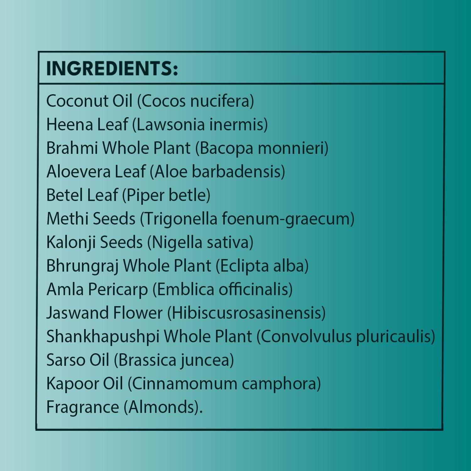 VEDA VEDA Active Herbs Hair Oil | Hair Growth Oil | Infused with Herbs | 200ml