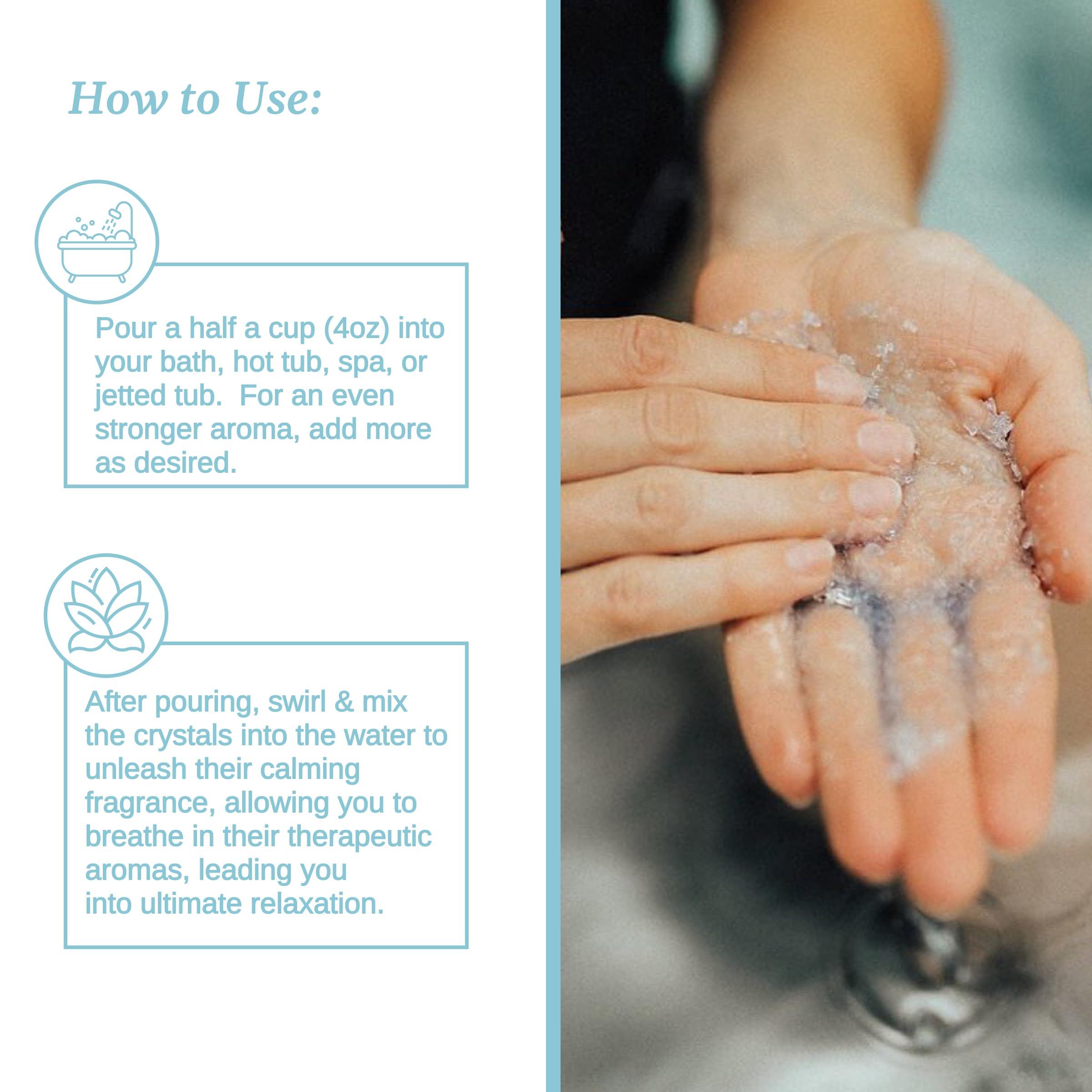 Relax Spa & Bath Relax Spa & Bath, Aromatherapy Bath Salts, Epsom Salt Bath Soak, Dead Sea Salt for Soaking, Hot Tub Spa Aromatherapy, Bath Crystals with Vitamins & Minerals, Rebuild Athletic Soak Therapy by Relax