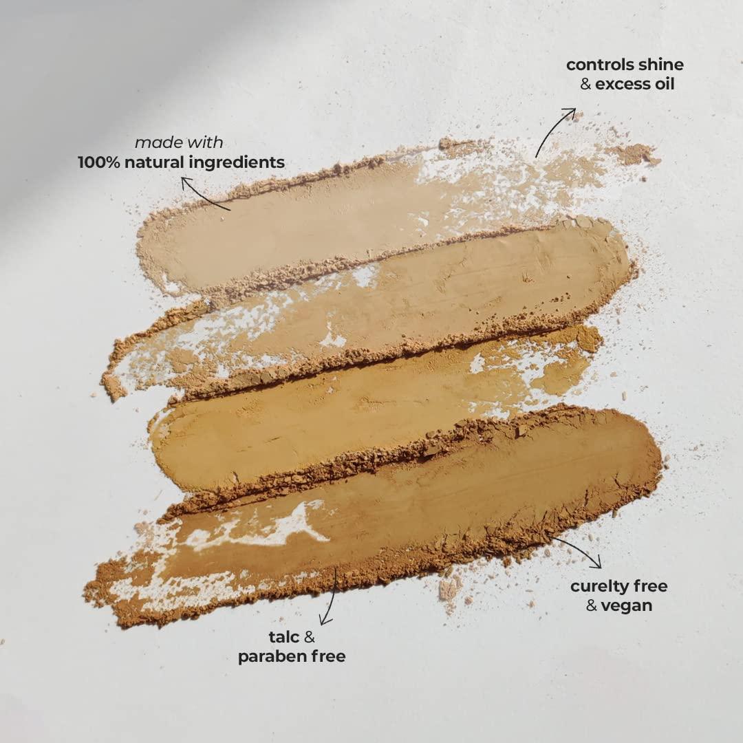 RUBY\'S ORGANICS RUBY\'S ORGANICS Compact Setting Powder Matte Complexion with SPF for Women, Absorbs Oil, Conceals & Gives Radiant Skin, Improves Skin Texture, Cruelty Free, Vegan & Paraben Free - Shade SP2, 9g