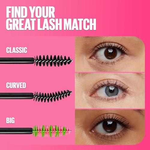 Maybelline New York Maybelline Great Lash Waterproof Mascara, Volumizing, Lengthening and Lash-Doubling Formula for Thicker Lashes, Very Black, 2 Count