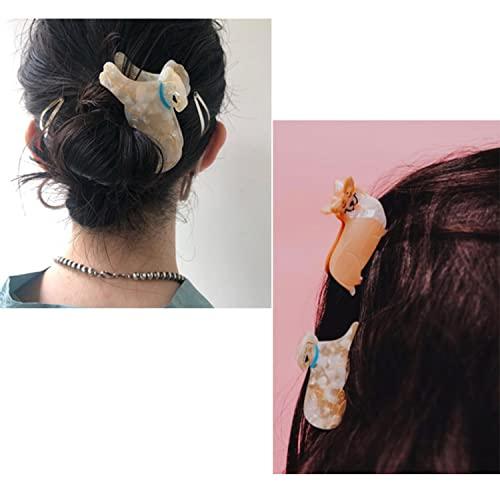 Generic Labrador Dog Claw Clip,Small Hair Clip for Women,Acetate Hair Clip,Small Hair Clip