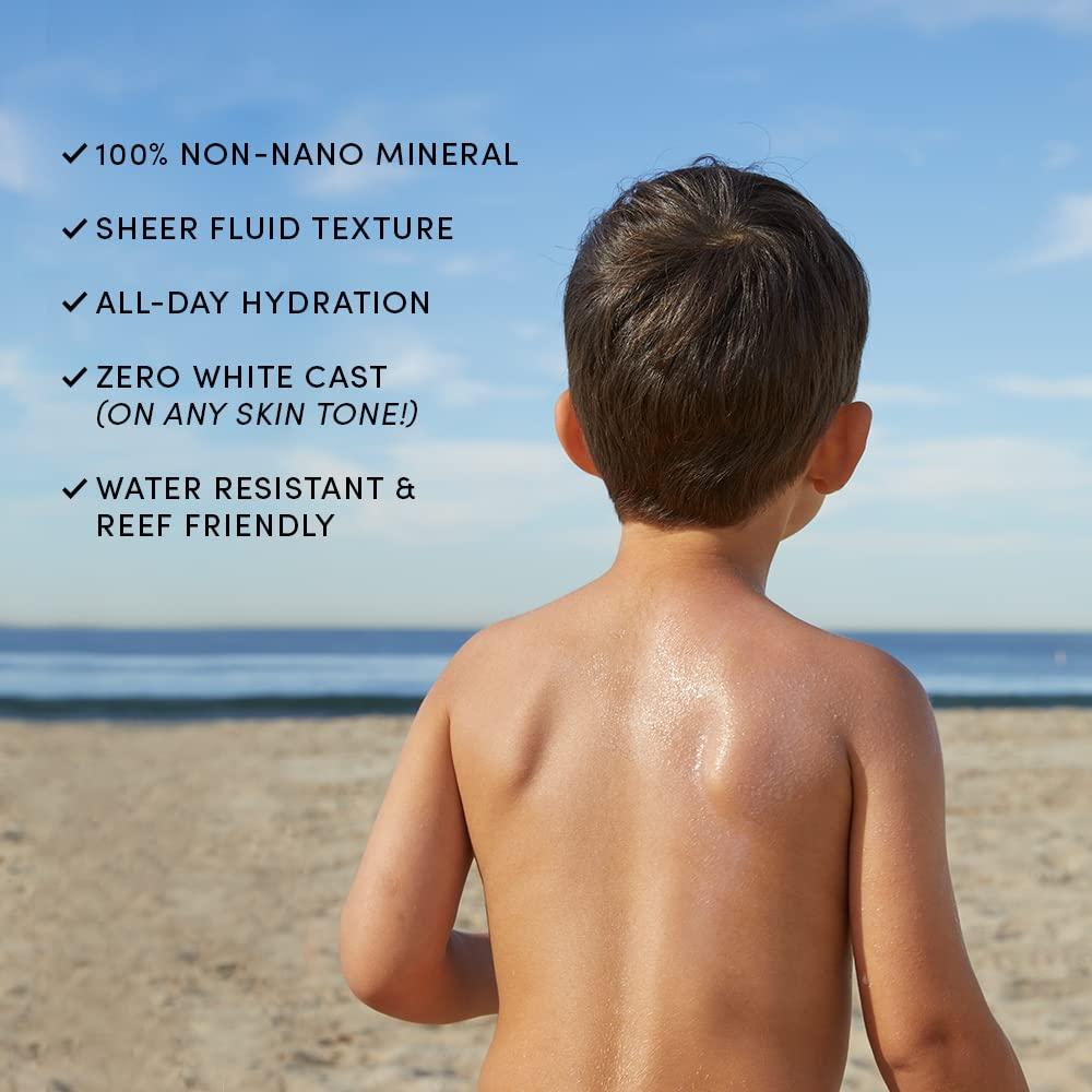 Evereden Evereden Kids Sunscreen SPF 50: Premium Mineral Sunscreen for Toddlers, Kids, and Whole Family - UVA/UVB Protection, Non-Toxic, Water-Resistant - Suitable for face and body - FSA Eligible