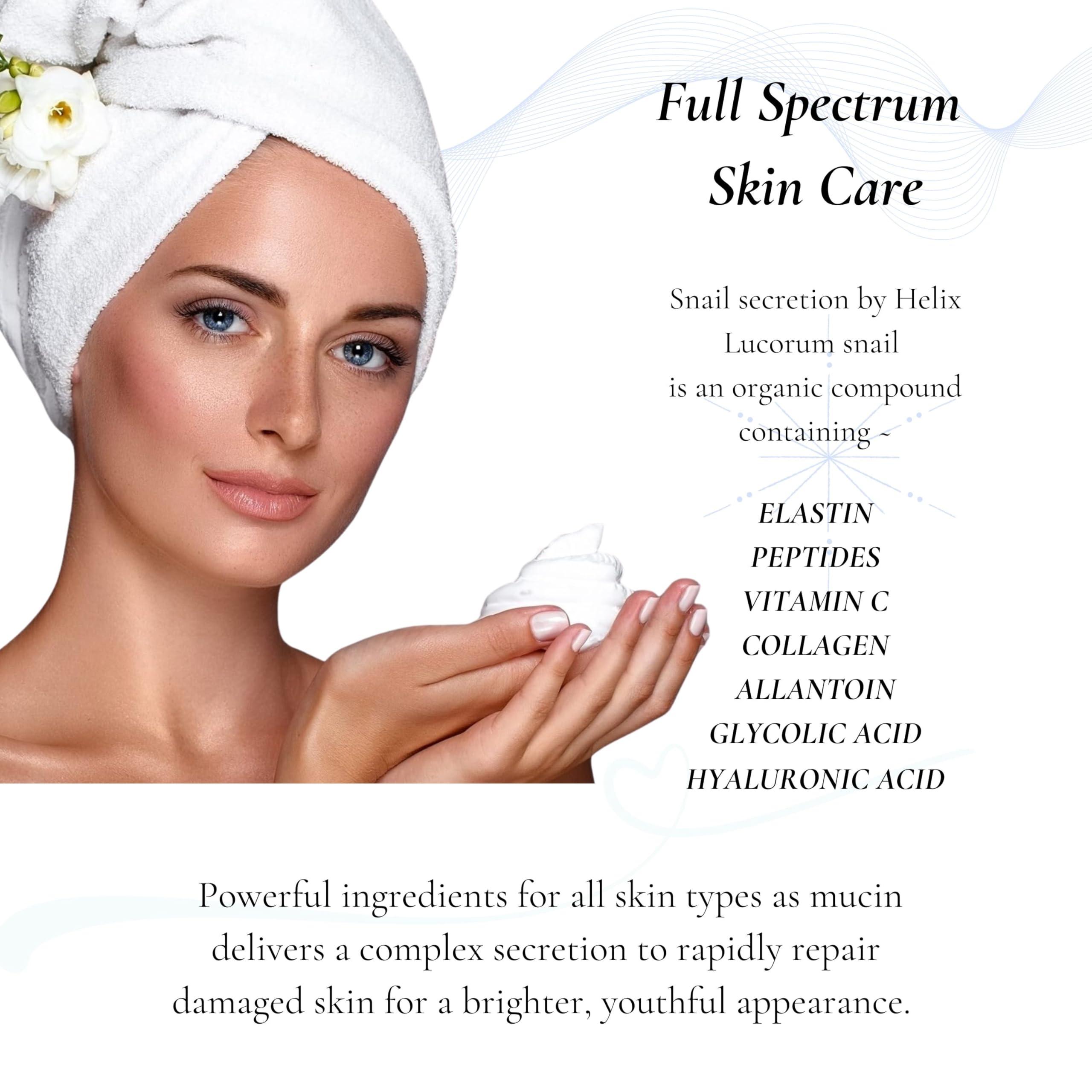 Sparta The Power of Beauty Sparta The Power of Beauty Snail Script Face Serum, Wildcraft Botanical Anti Aging Serum, Repair Skin Serum with Peptides and Vitamin C for fatigued skin, Snail Face Serum for Men and Women