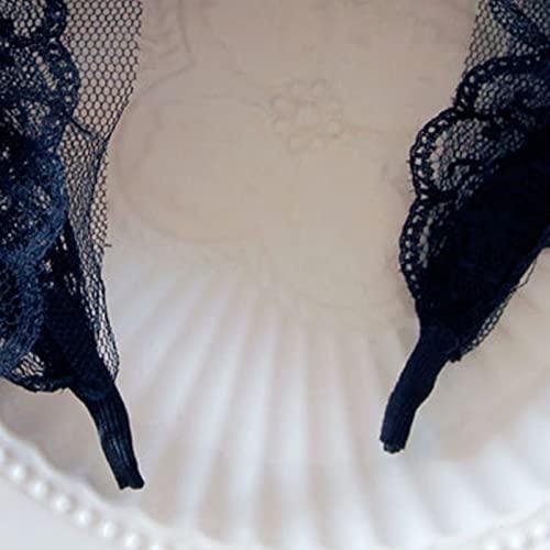 MEELYHOME MEELYHOME Rose Headband Rose Flower Crowns For Women Goth Headband Goth Crowns Lace Headband Gothics Tiaras Headpiece Rose Headband