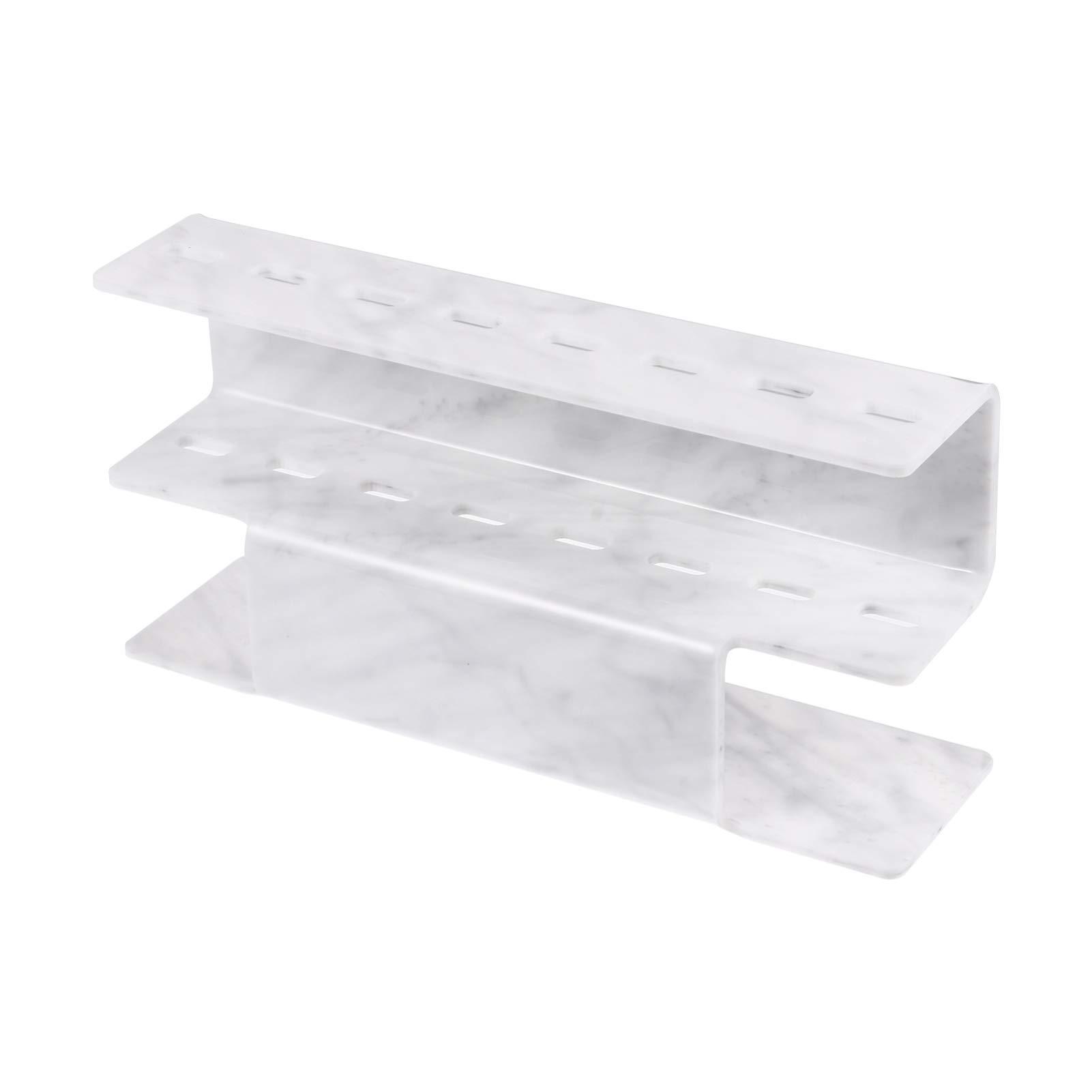 Beaupretty Beaupretty Eyelash Extension Supplies Eyelash Extension Supplies Holder, Display Stand Display Stand Storage Rack for Eyelash Extensions Tools (8 Holes, Marble) Lash Lash