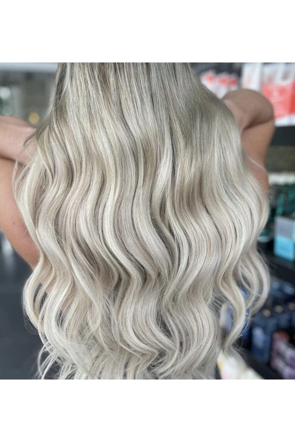 Foxy Locks Foxy Locks Iced Latte LiteTape Hair Extensions | Tape In 26 Inch | 50g